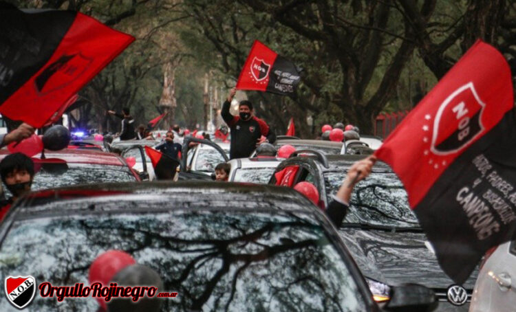 Banderazo en caravana